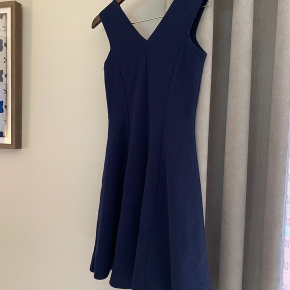 Lilly Pulitzer Dahlia Fit & Flare Navy Dress - Picture 7 of 9